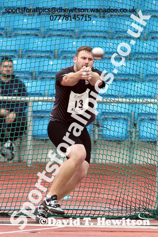 Mens  senior hammer, Northern Senior and Under-20s Track and Field Champs., Manchester. Photo: David T. Hewitson/Sports for All Pics